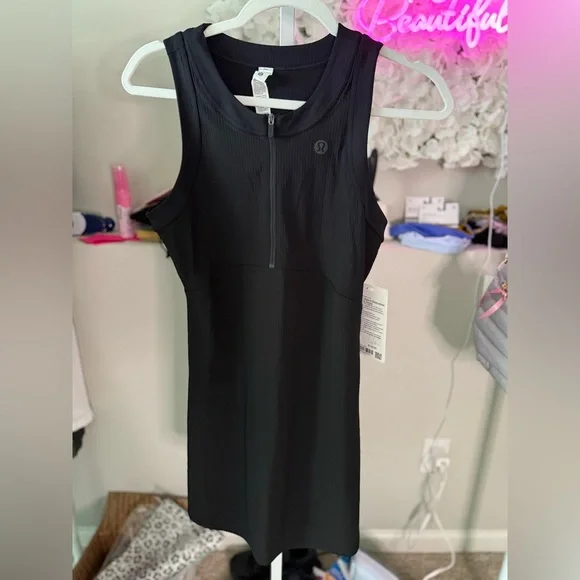 long dark blue dress Navy Blue Warm Cotton Waffle Tier Maxi Dress 32" / Custom Height (Free)